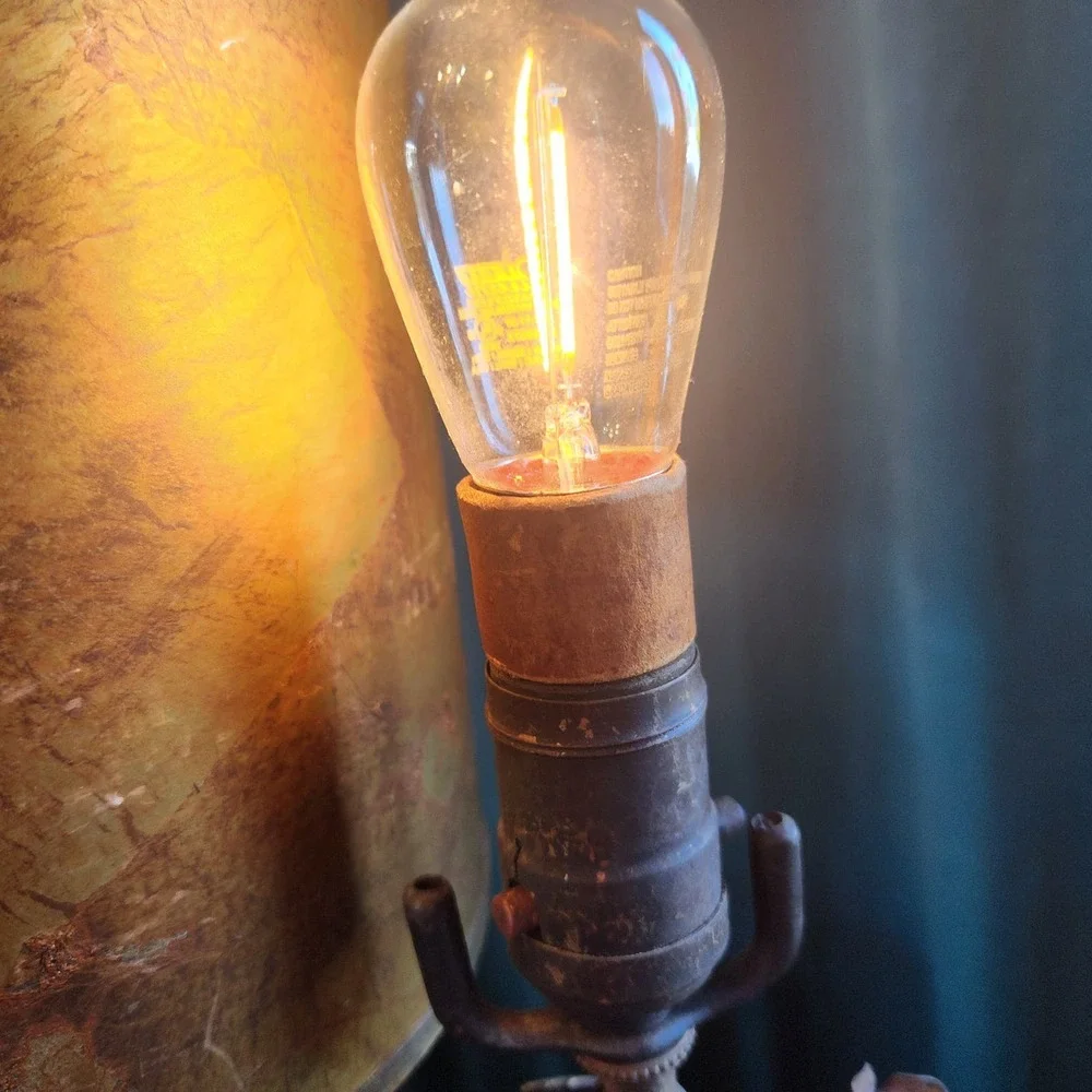 Pr Antique Boudoir Lamps, Art Deco Era, WORKS! French - Picture 12 of 12